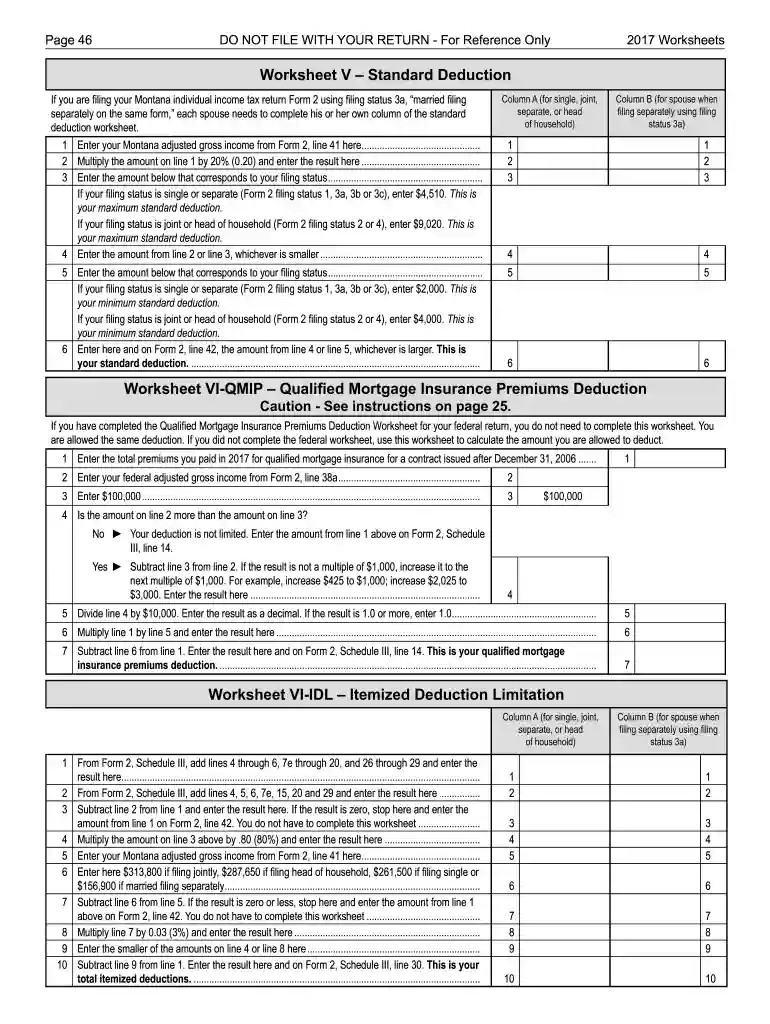 montana deduction Preview on Page 1