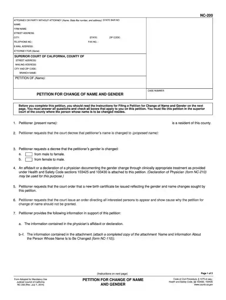riverside county court nc 100 filllable pdf 2014 form Preview on Page 1