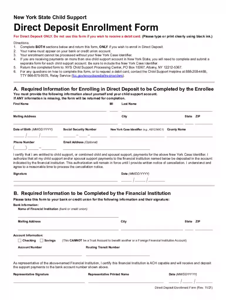 indiana child support direct deposit Preview on Page 1