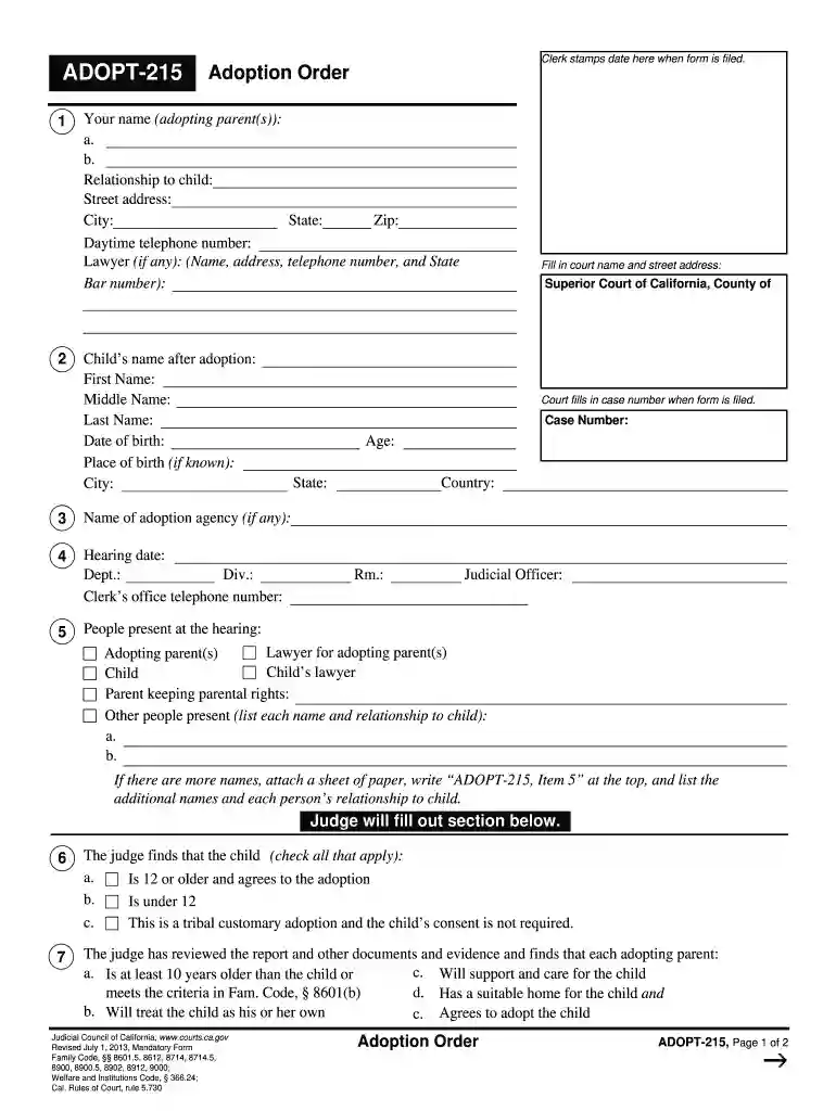 adult adoption forms south carolina pdf Preview on Page 1