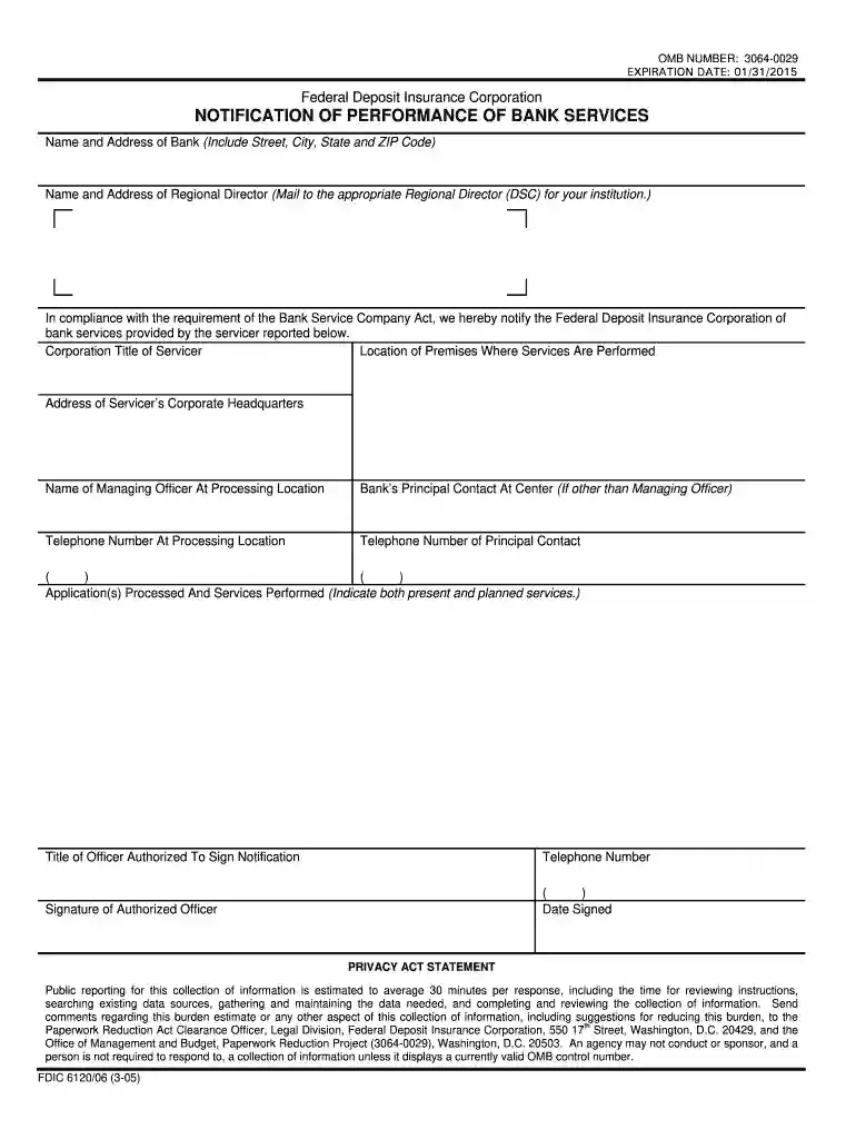 fdic notification Preview on Page 1