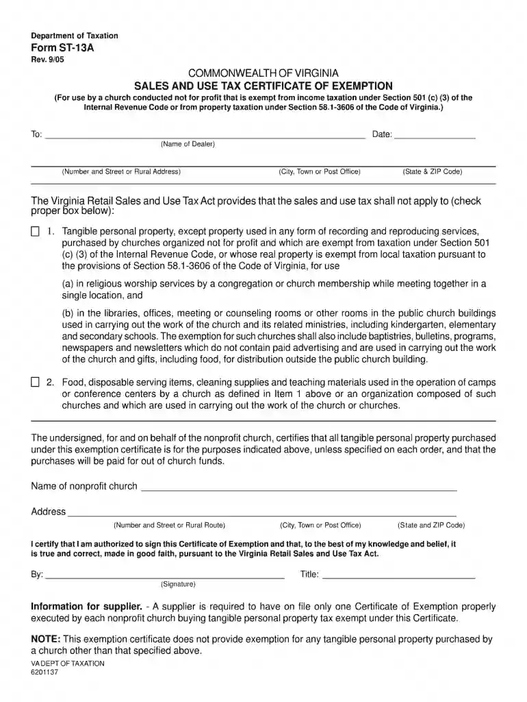 form 13a Preview on Page 1