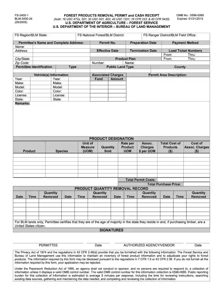 fs 1 form Preview on Page 1