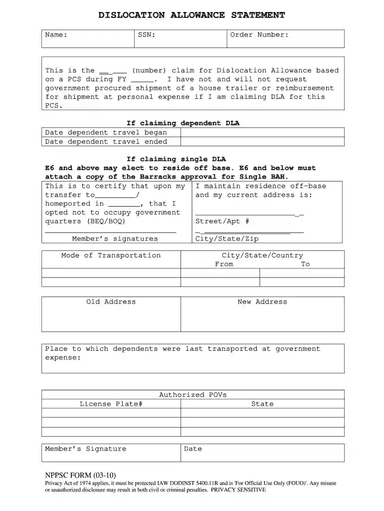 dislocation allowance Preview on Page 1