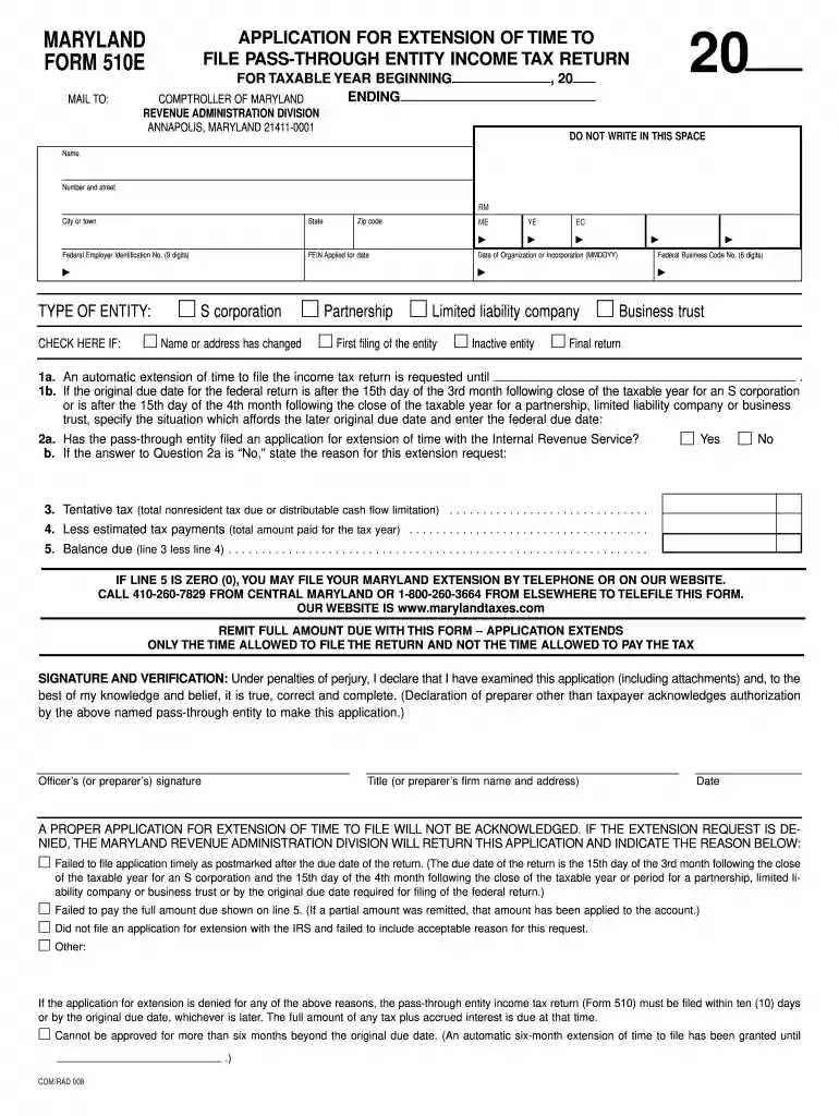 7004 online filing Preview on Page 1