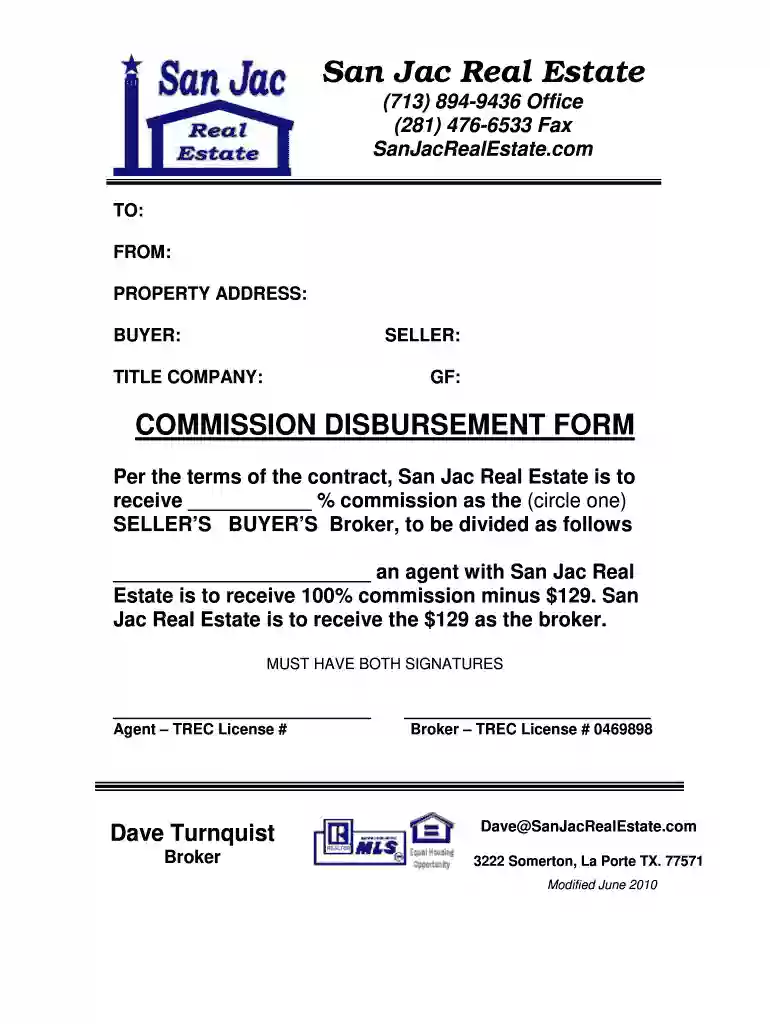 cda real estate form Preview on Page 1