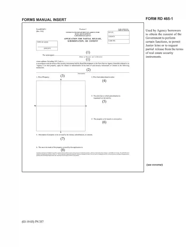 form 465 Preview on Page 1