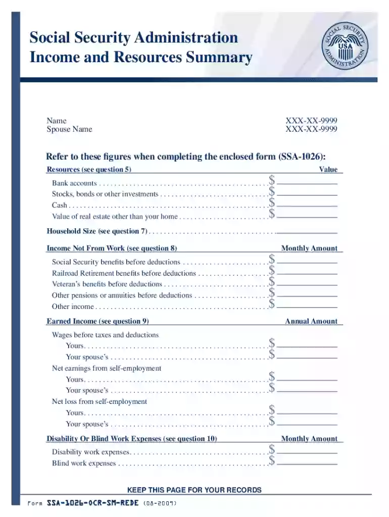 cdr short form red flags Preview on Page 1
