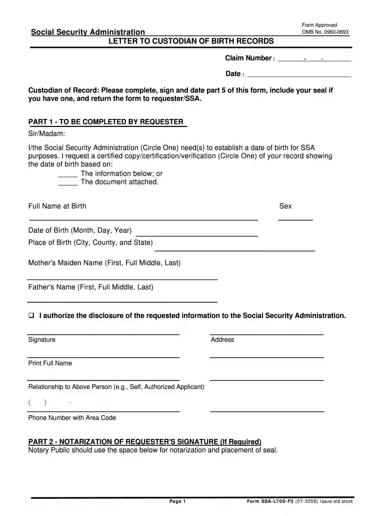 custodian certificate Preview on Page 1