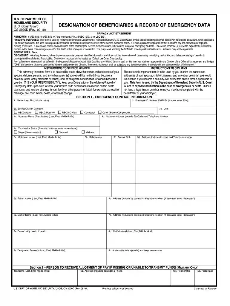 form signature Preview on Page 1