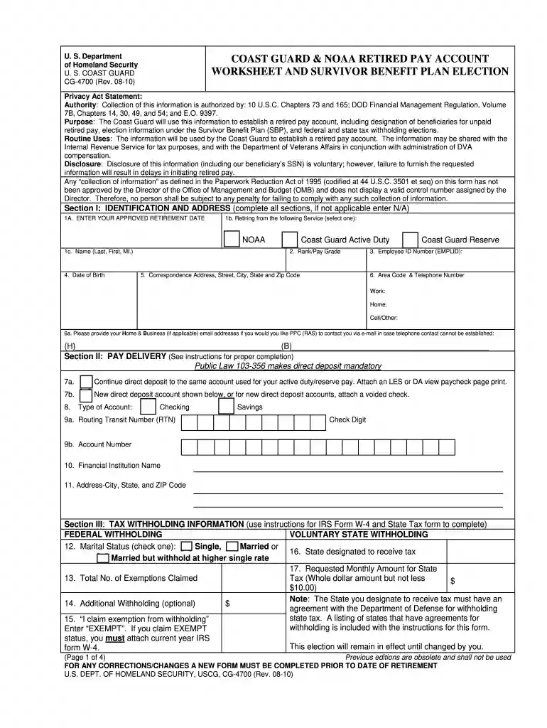 form cg 4700DocHubcom 2010 Preview on Page 1