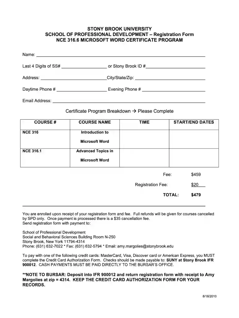 stony brook 1098 t Preview on Page 1