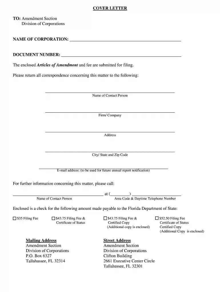 sunbiz amendment online Preview on Page 1