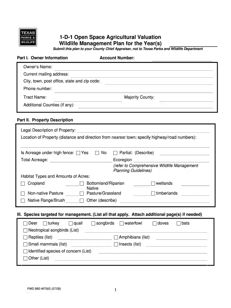 form pdw 885 w7000 Preview on Page 1