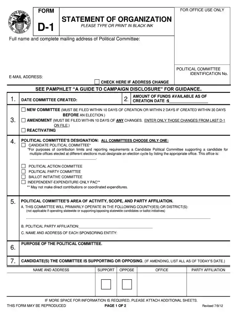 what is a d1 form Preview on Page 1