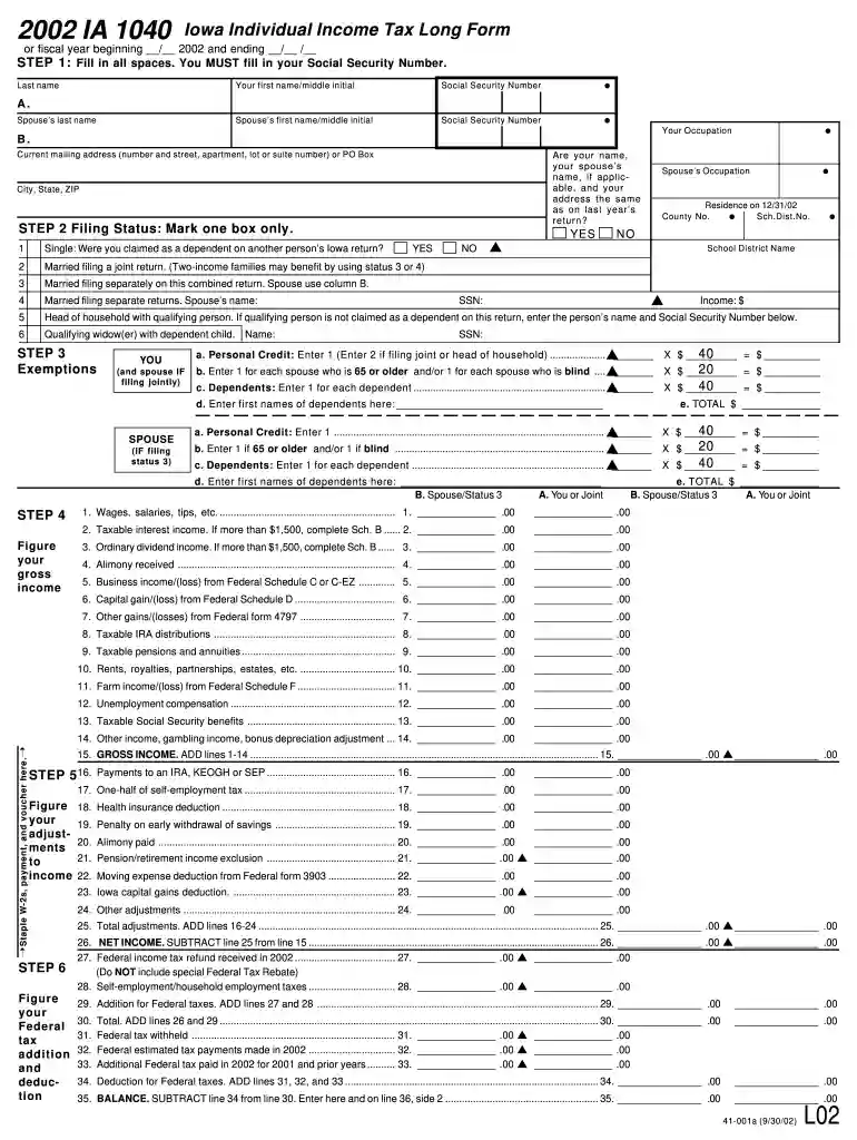 2017 ia tax forms Preview on Page 1
