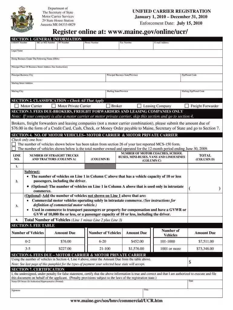 2023 ucr registration Preview on Page 1