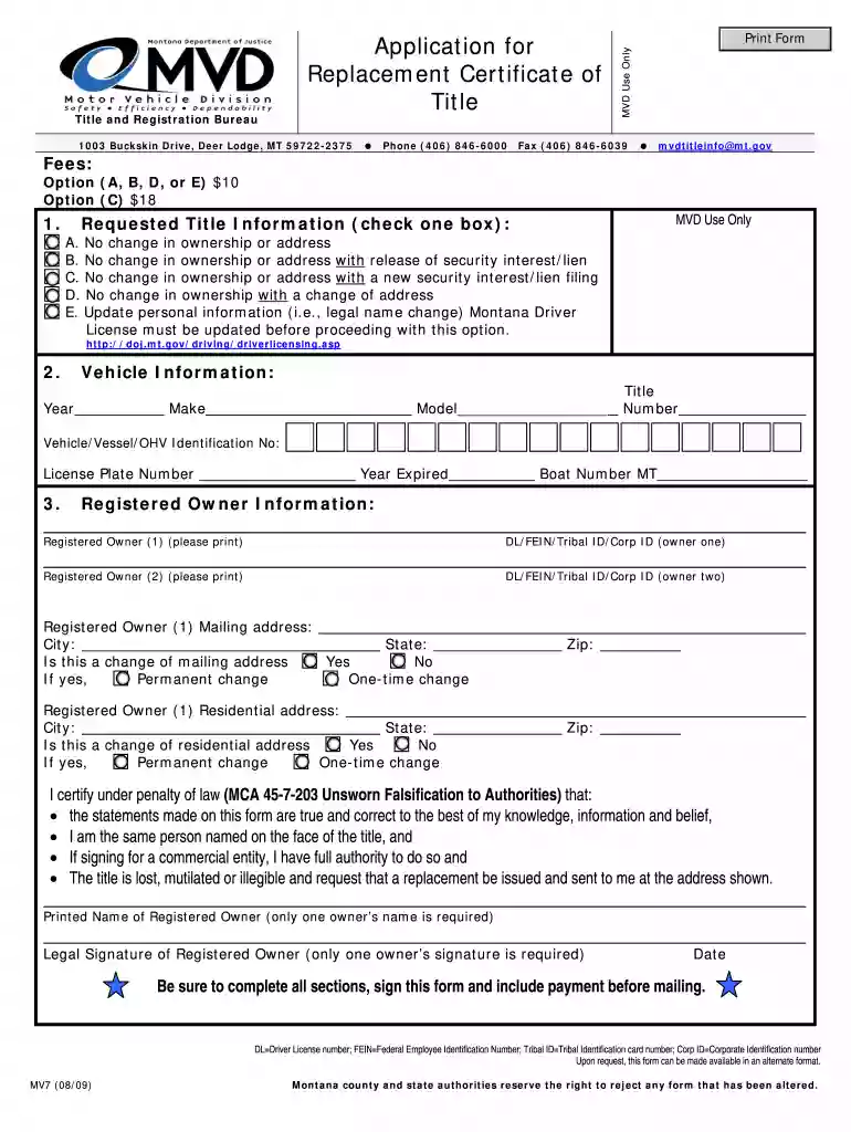 montana mv7 Preview on Page 1
