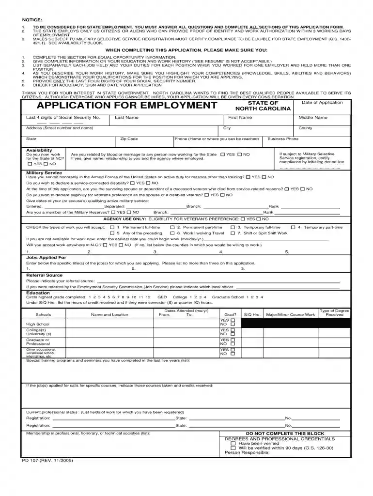 nc application for handicap placard Preview on Page 1