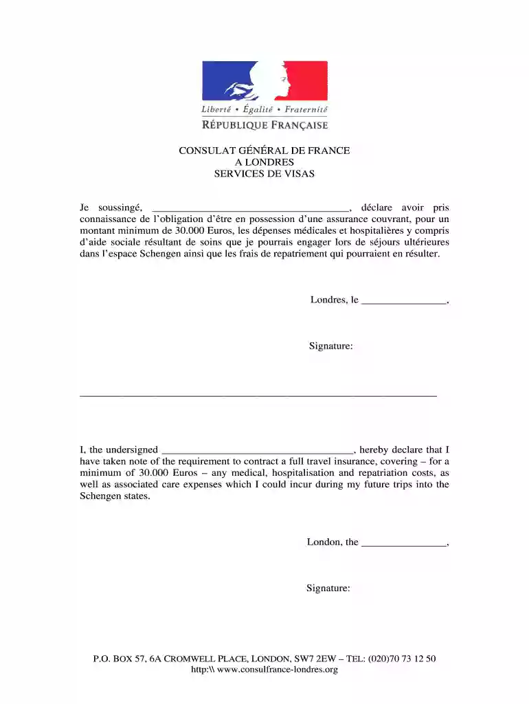 visa to londom Preview on Page 1