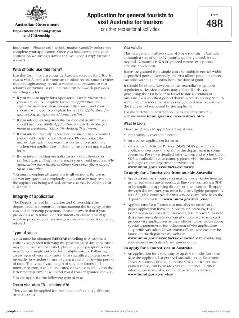 48r form Preview on Page 1