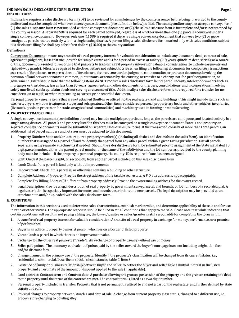 sellers disclosure no download needed Preview on Page 1