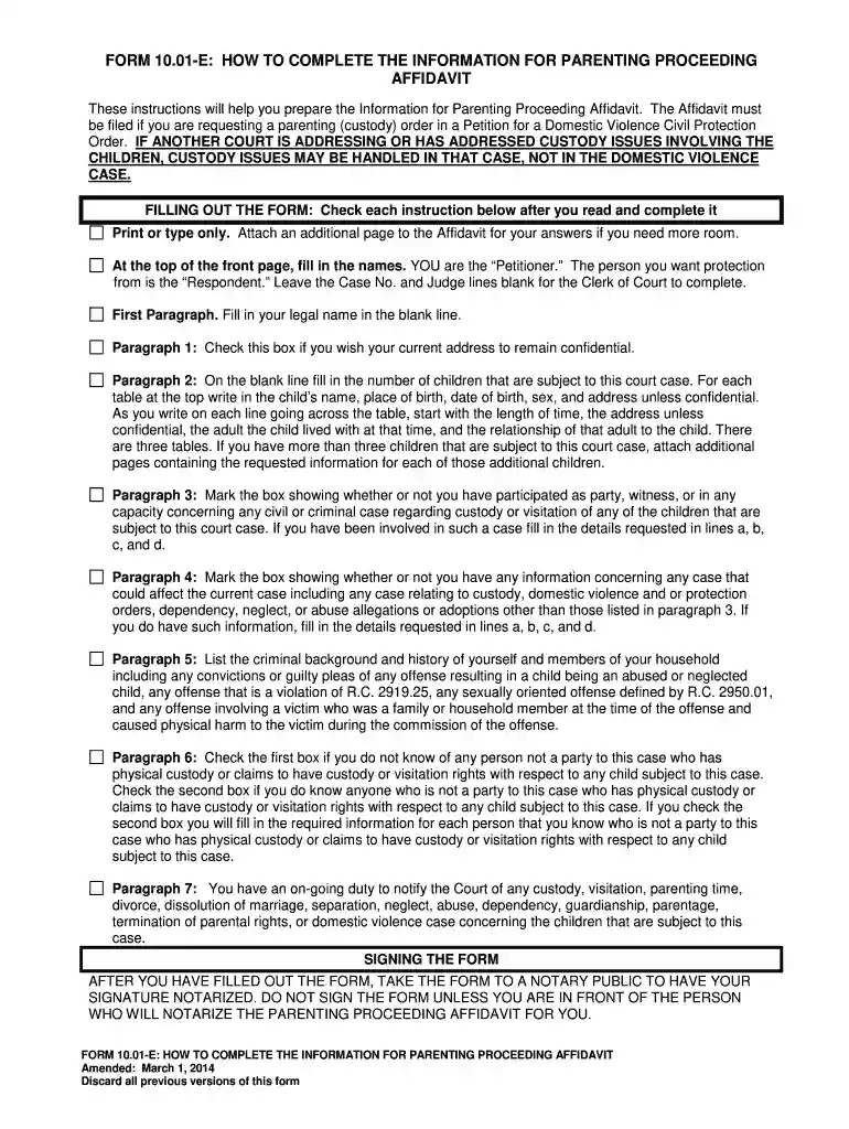 emergency custody ohio for grandparents Preview on Page 1