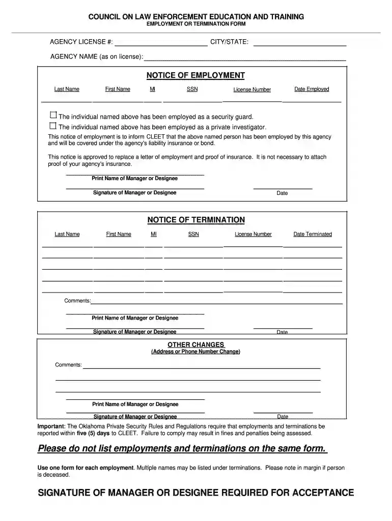cessation of employment Preview on Page 1