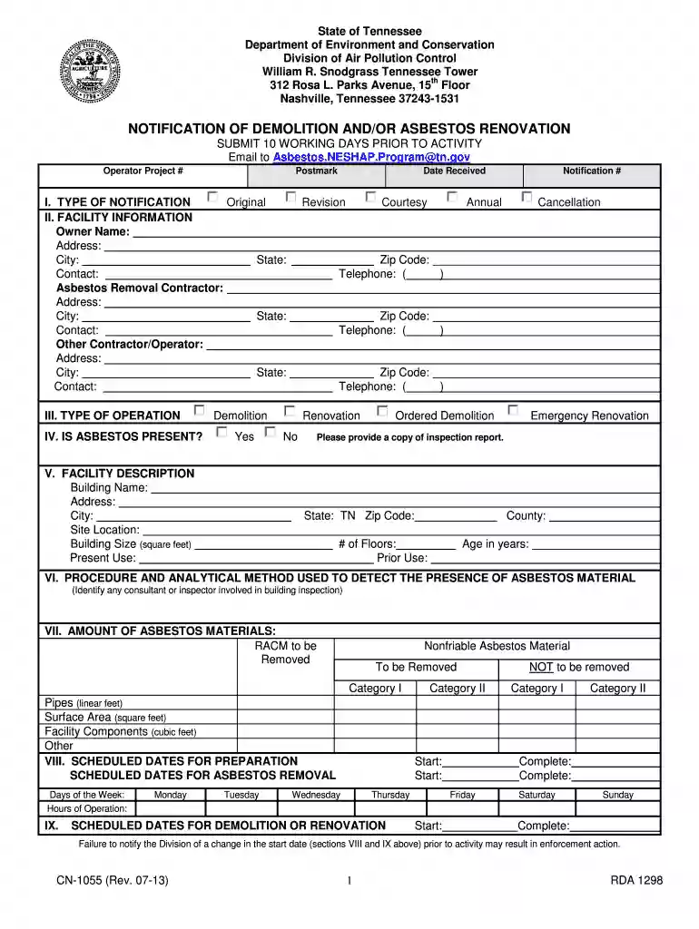 form cn 1055 tennessee Preview on Page 1