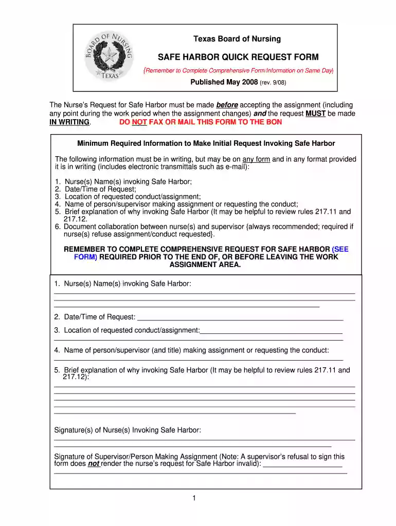 safe harbor nursing Preview on Page 1