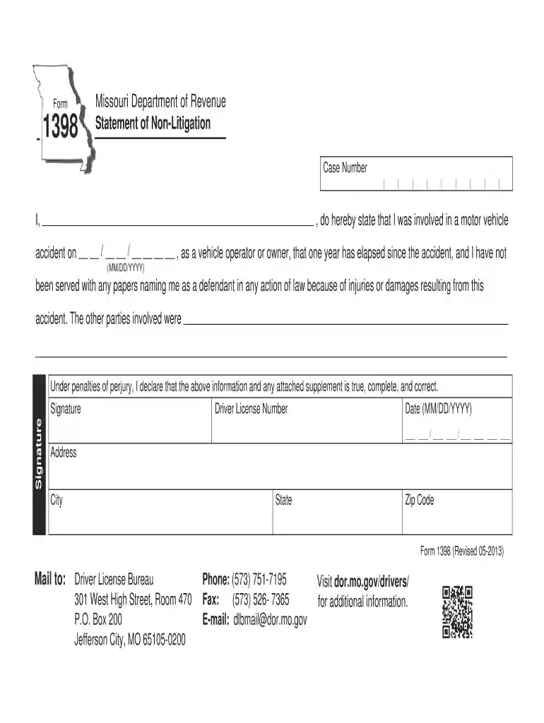 1398 form Preview on Page 1