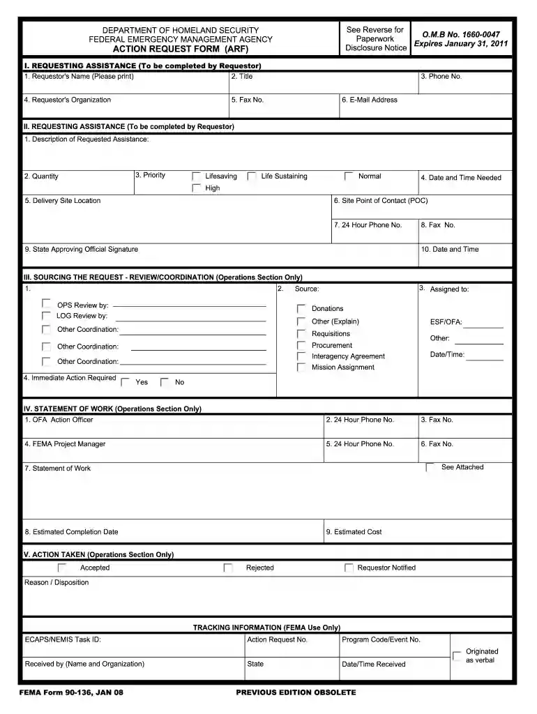 acknowledgement form Preview on Page 1