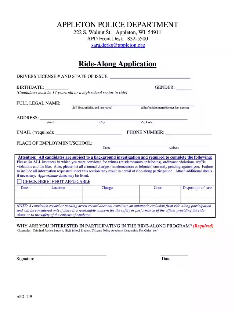 appleton police scanner Preview on Page 1