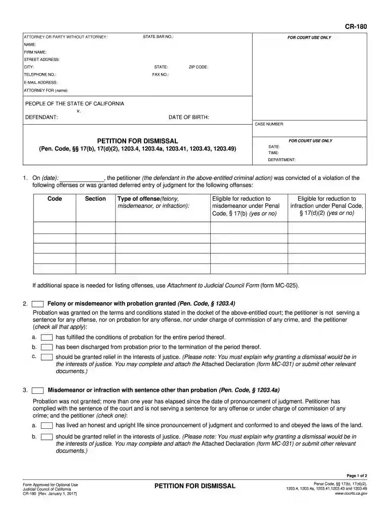 cr 180 2010 form Preview on Page 1