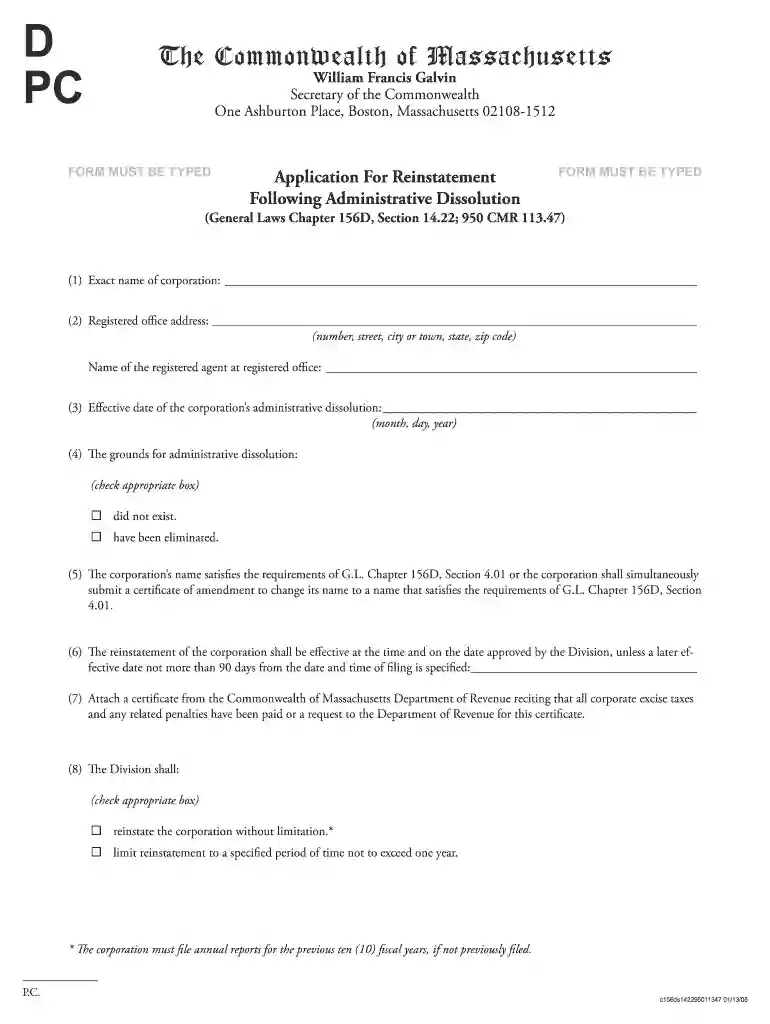 pay reinstatement fee online ma Preview on Page 1