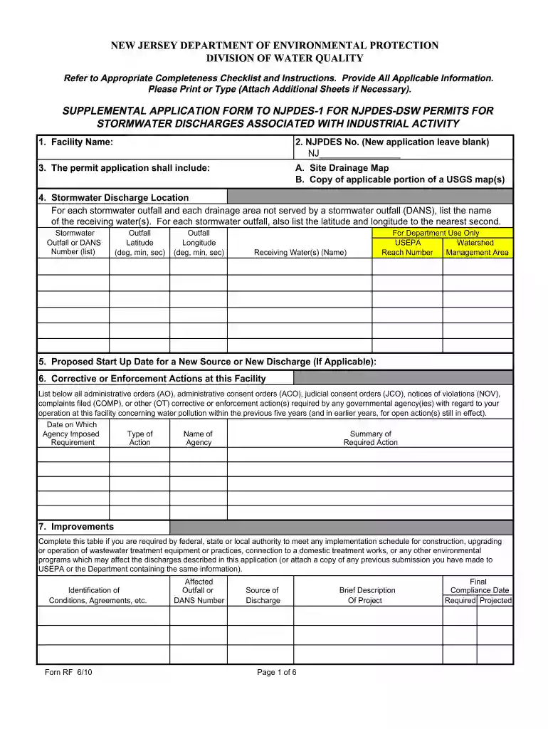 how to njpdes form Preview on Page 1