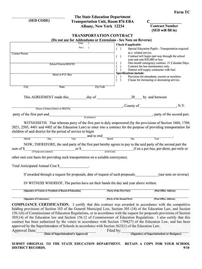 transportation agreement between two parties Preview on Page 1