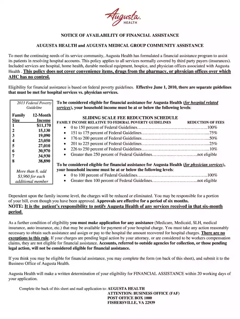 indigent care augusta university Preview on Page 1