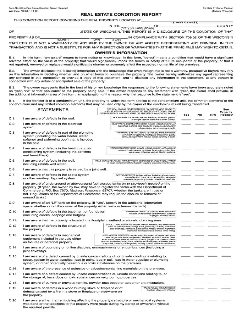 property condition report form Preview on Page 1