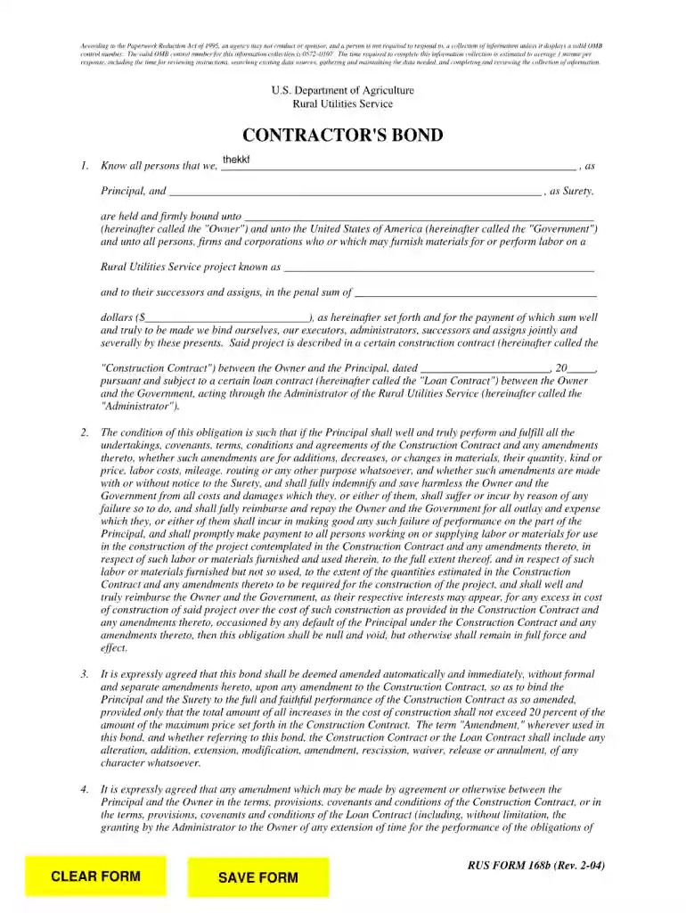 rus 168b form Preview on Page 1