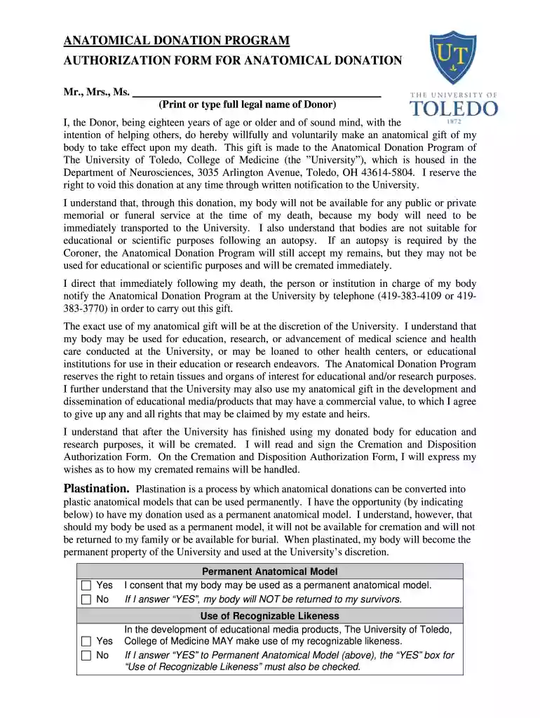 uptodate donation program Preview on Page 1