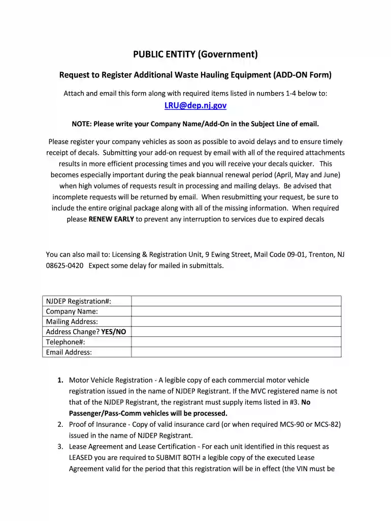 medical waste removal in new jersey drivers Preview on Page 1