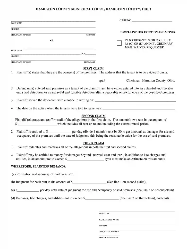 3 day eviction notice ohio Preview on Page 1