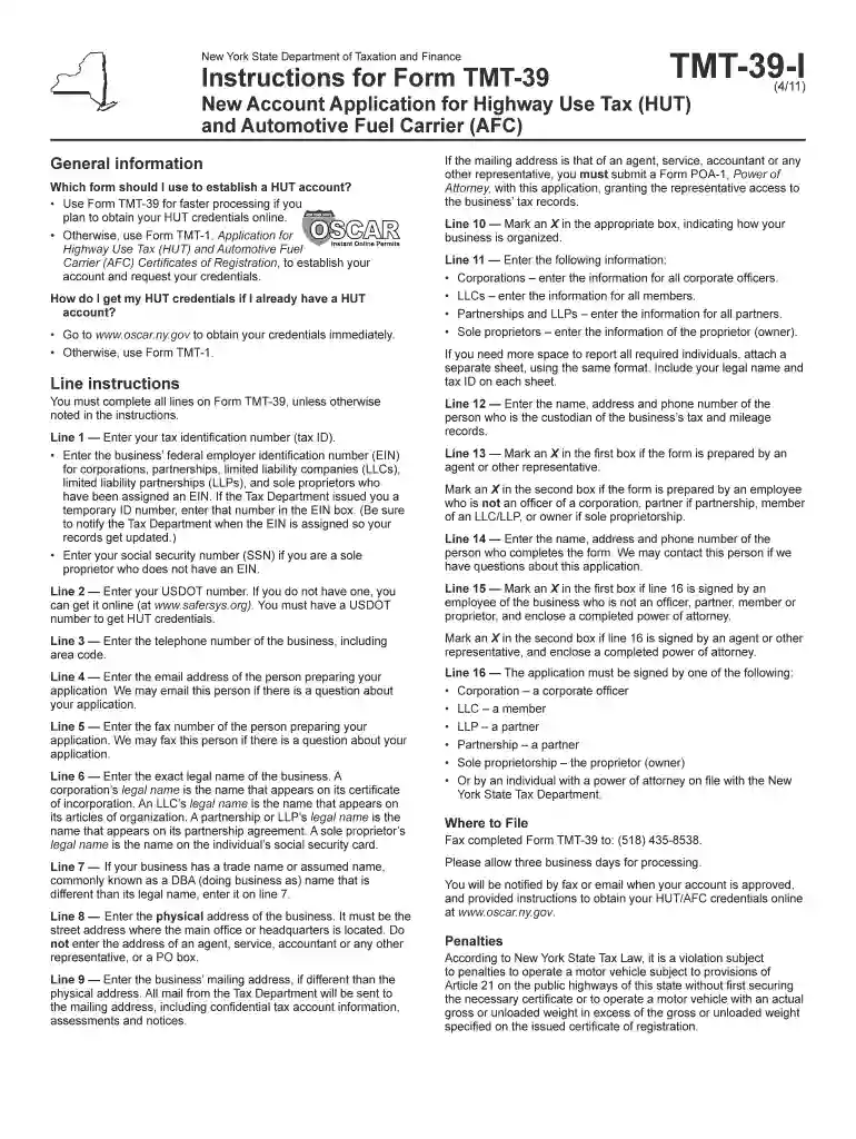 how to fill out tmt 39 form Preview on Page 1
