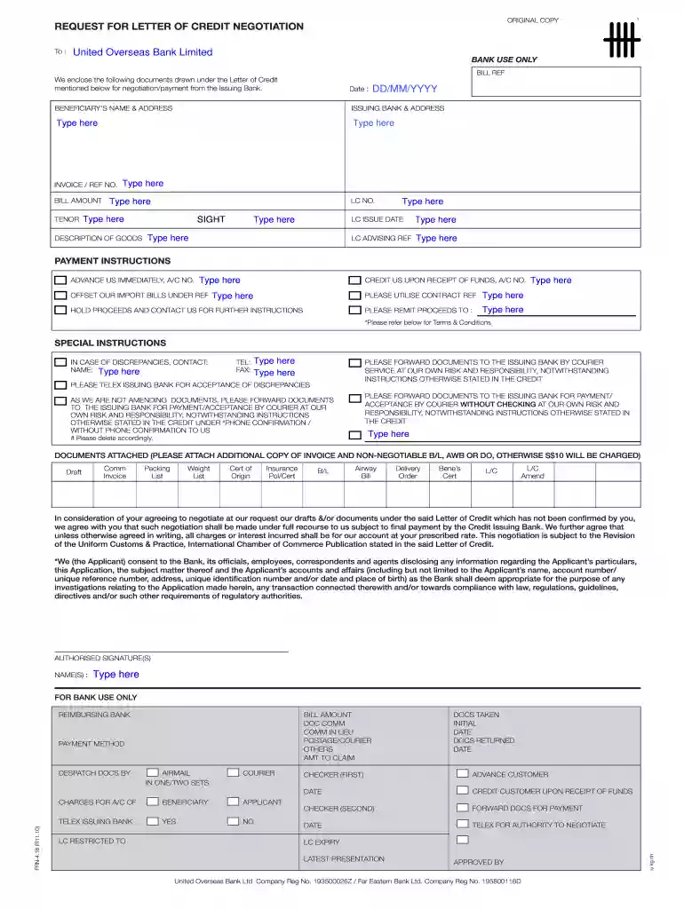 lc amendment letter format in word Preview on Page 1