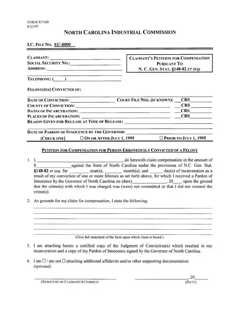 nc commission petition Preview on Page 1