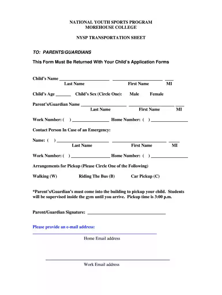 lds permission slip Preview on Page 1