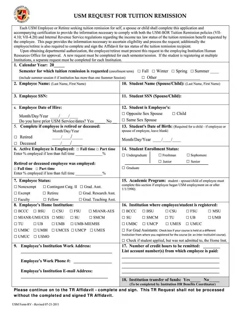 usm tuition Preview on Page 1