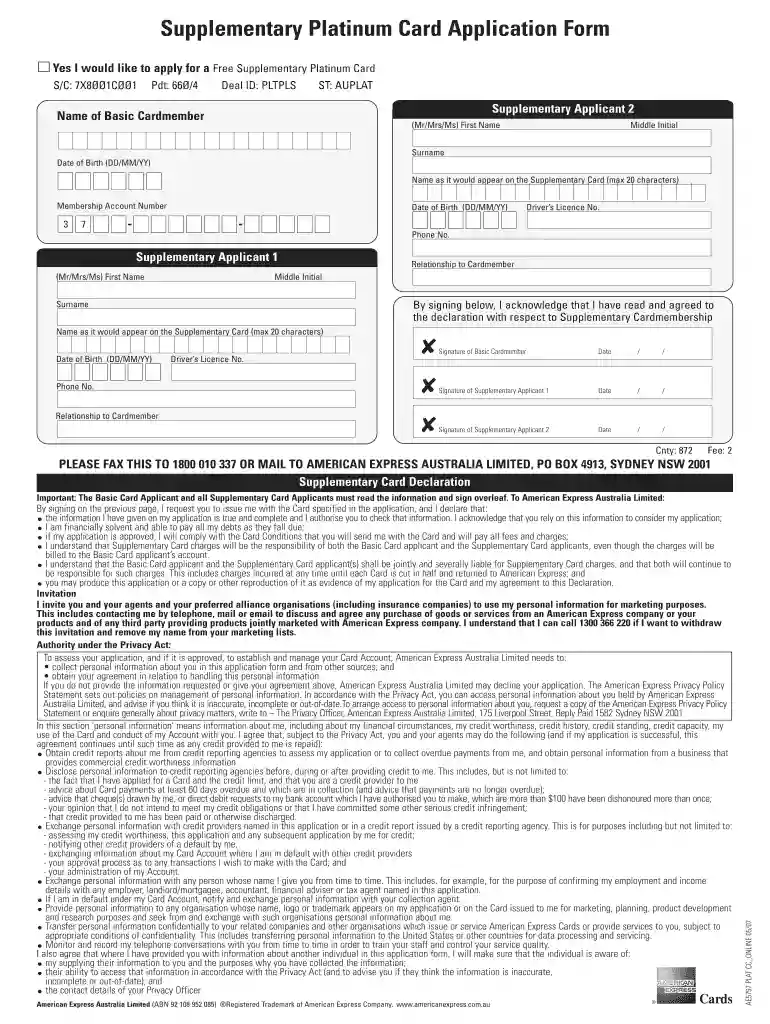 credit verification release form amex Preview on Page 1