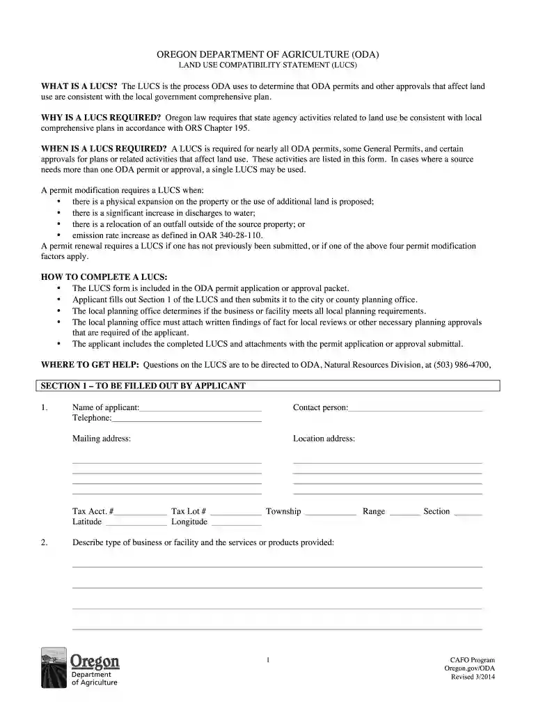 form lucs Preview on Page 1